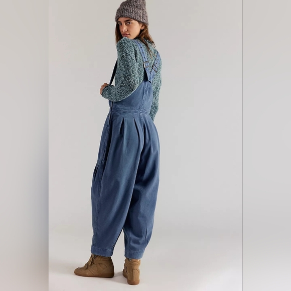 Free People Felix Tapered Overalls - Picture 4 of 7